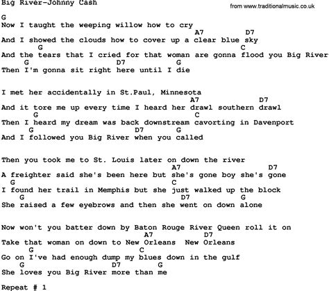 lyrics big river